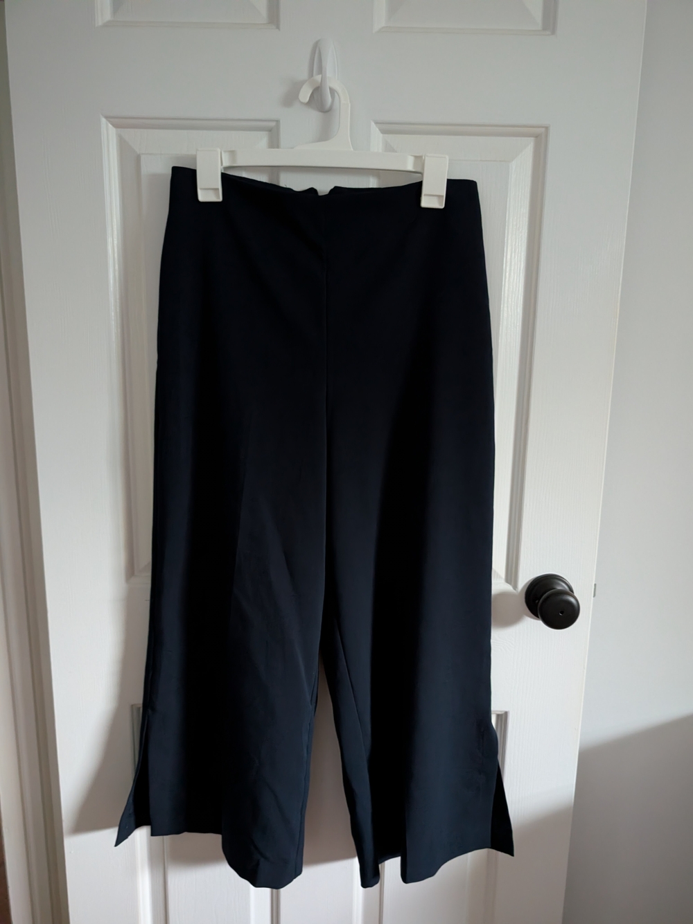 Nicole Miller New York Women’s Navy Wide-Leg Crop Pants Size 6